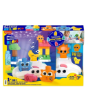 MEGA BLOKS HTH43 LUCE NOTTURNA RISE & SNOOZE CON PROIETTORE E SUONI – 30 PEZZI