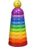 FISHER-PRICE W4472, SCODELLE TRASFORMELLE, GIOCATTOLO IMPILABILE, CLASSICO 6-36 MESI, MULTICOLORE