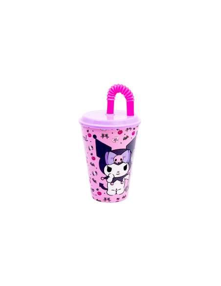 KUROMI BICCHIERE 430ML CON CANNUCCIA