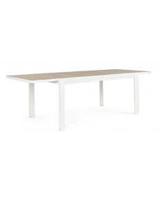 Tavolo Bizzotto allungabile alluminio 160-240 - 0663191 | TreG Ingrosso