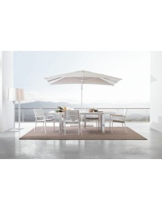 Tavolo Bizzotto allungabile alluminio 160-240 - 0663191 | TreG Ingrosso