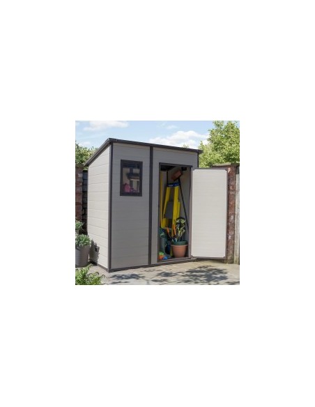 CASETTA DA GIARDINO MANOR PENT 6X4 BEIGE