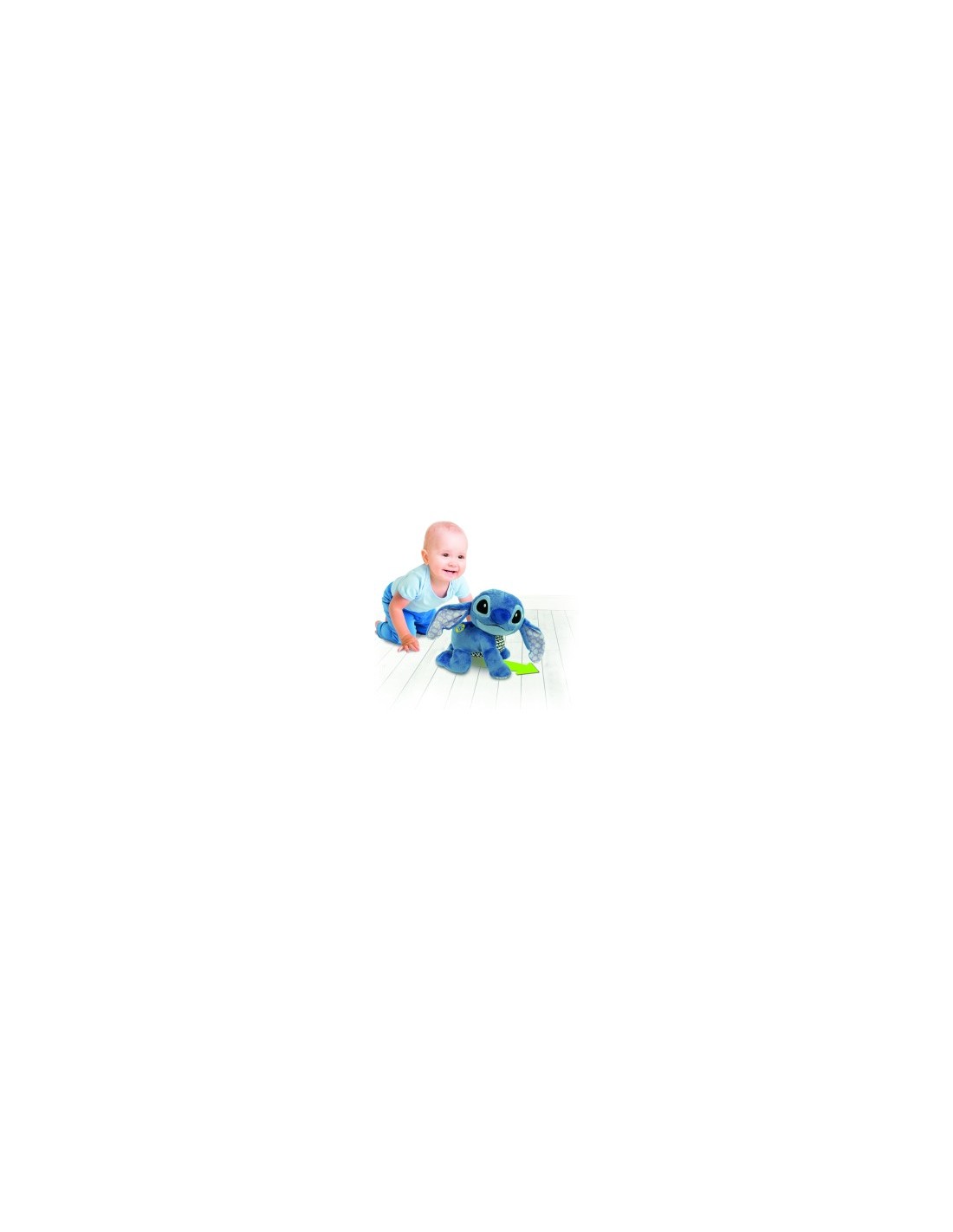 Peluche Interattivo Disney Baby Stitch Gattona con Me – Gioco Educativo 6-36 Mesi