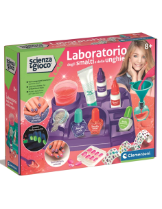 Laboratorio Smalti e Nail Art Clementoni Kit Scientifico Unghie Personalizzate Bambine 8+