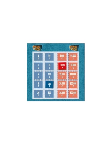 Affari tuoi Pocket Clementoni – Gioco da tavolo tascabile 8+ anni con 20 pacchi e tabellone