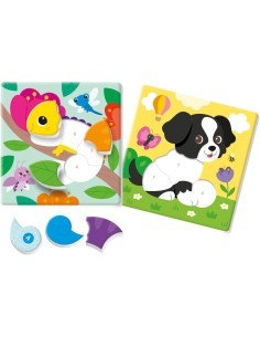 Clementoni Sapientino Logic Numeri e Colori – Gioco Educativo 3-5 Anni con Puzzle e Tessere