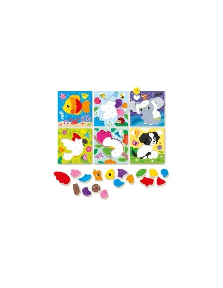 Clementoni Sapientino Logic Numeri e Colori – Gioco Educativo 3-5 Anni con Puzzle e Tessere