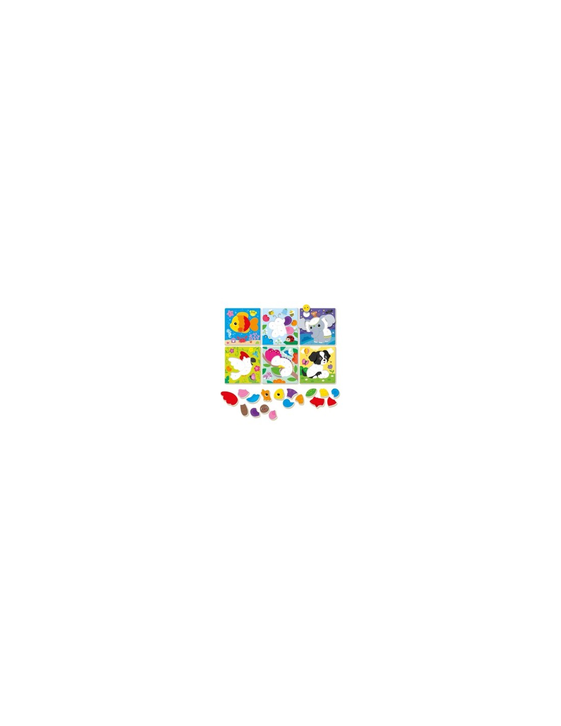 Clementoni Sapientino Logic Numeri e Colori – Gioco Educativo 3-5 Anni con Puzzle e Tessere