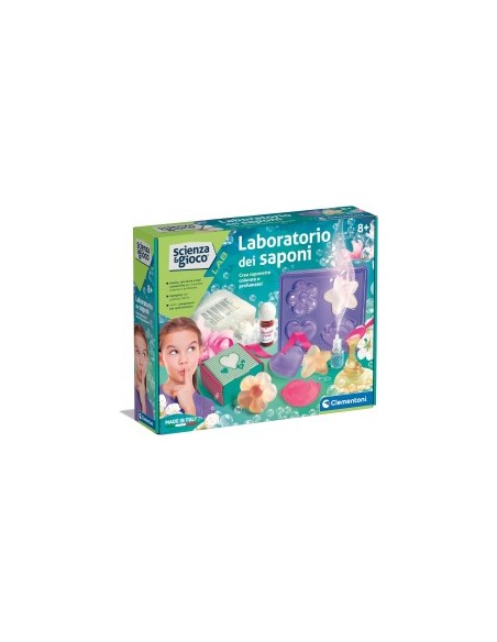 Laboratorio Cosmetico Clementoni per Bambine – Crea Saponette Profumate e Colorate dai 8 Anni