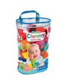 Clementoni Clemmy Sacca 20 Mattoncini Morbidi e Sicuri per Bambini dai 6 ai 36 Mesi