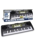 Tastiera Digitale Bontempi 49 Tasti con Funzioni Didattiche, USB e 100 Suoni