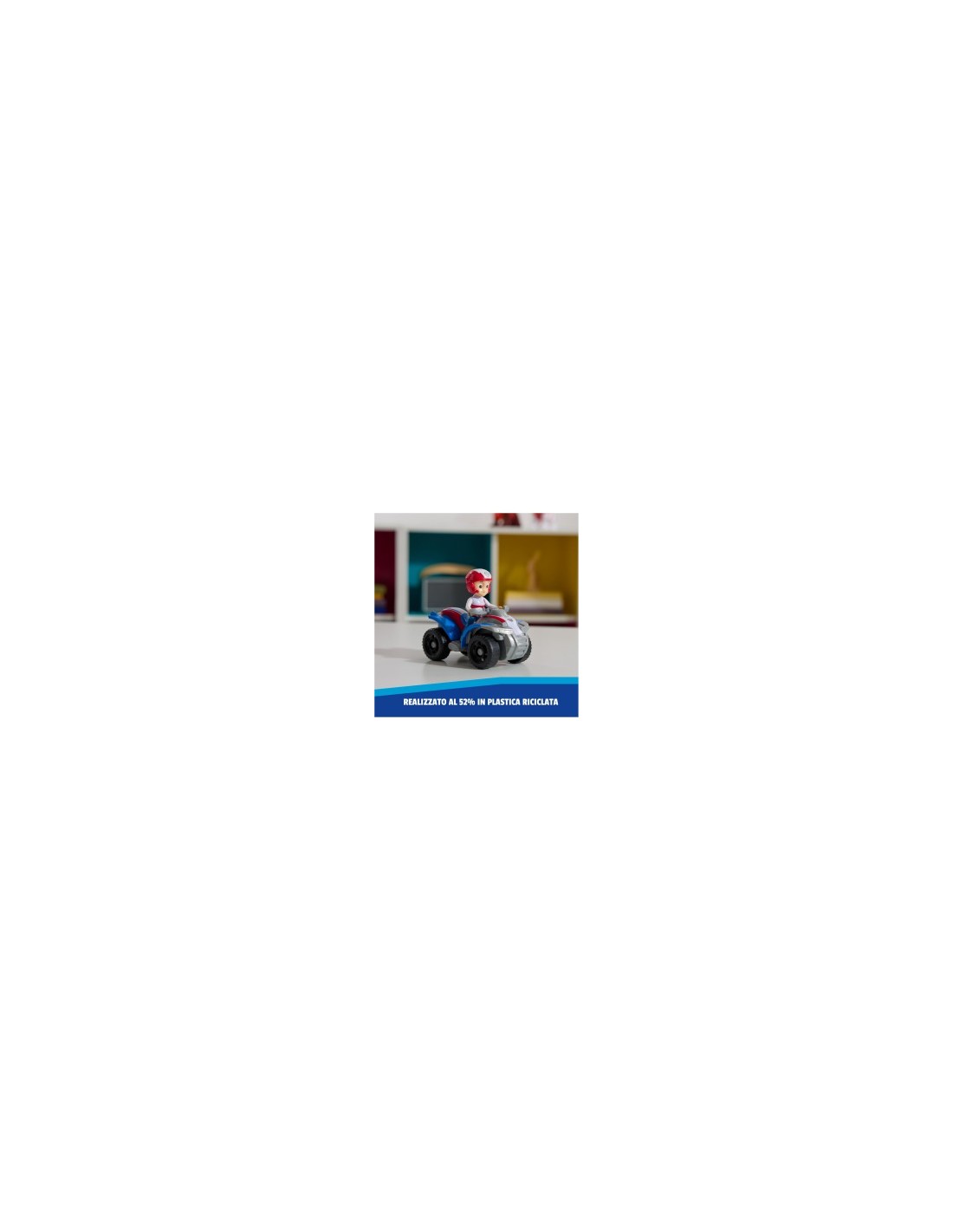 PAW Patrol Quad con Ryder Personaggio Inclusivo in Plastica Riciclata