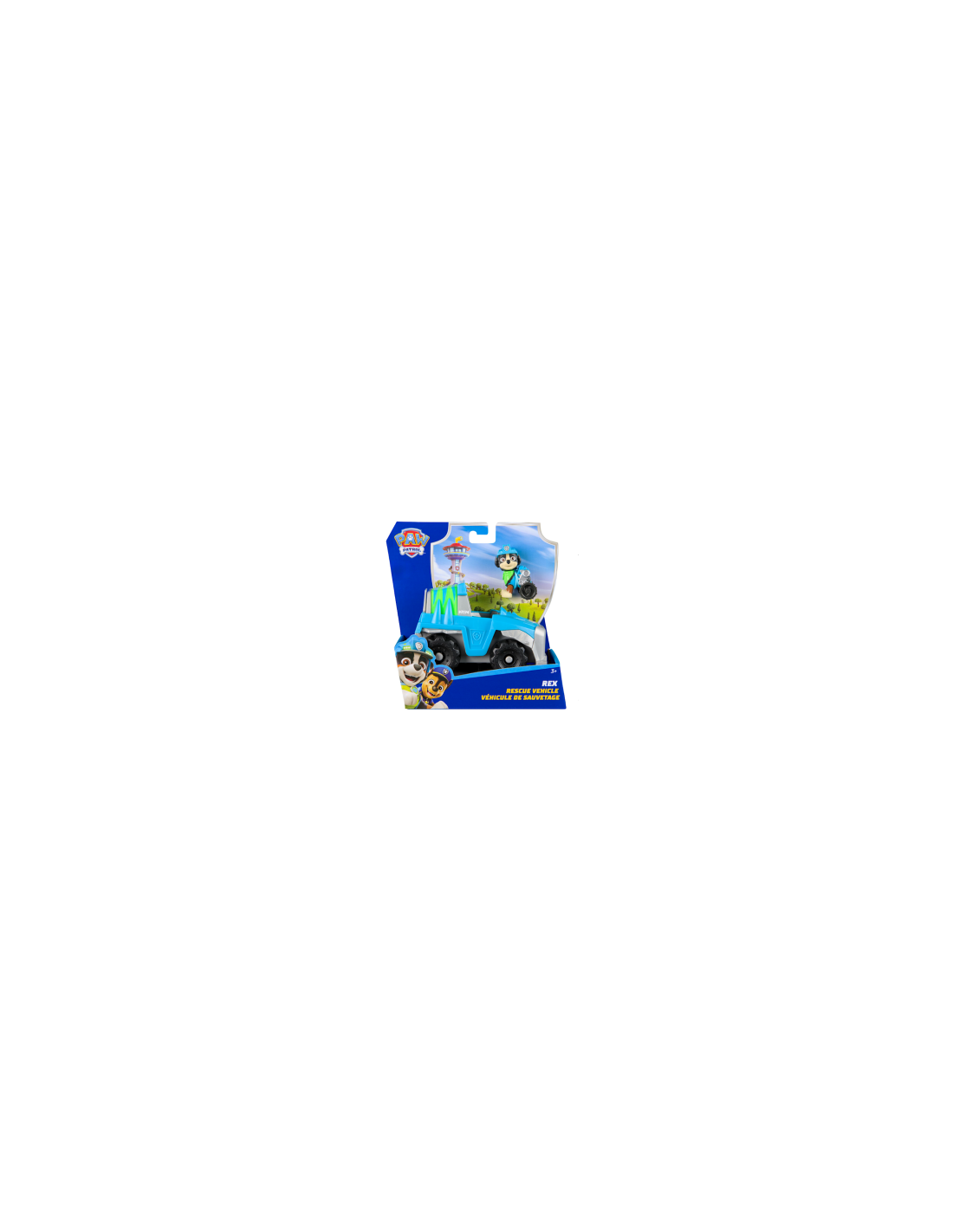 PAW Patrol Veicolo con Rex Personaggio Dinosauro in Plastica Riciclata