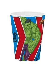 BICCHIERE  IN PLASTICA 260ML, AVENGERS, SUPEREROI, PER BAMBINI