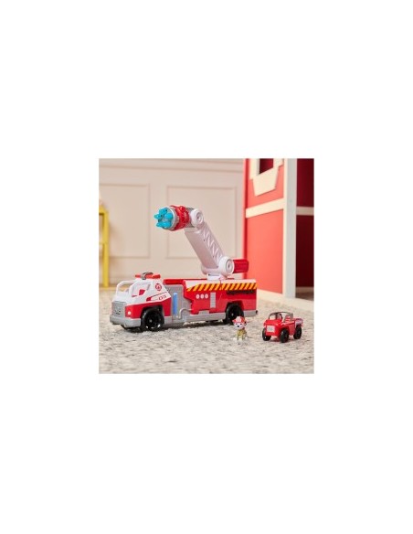 PAW Patrol Camion dei Pompieri Caricamento Rapido con Marshall, Suoni, Luci e Mini Veicolo