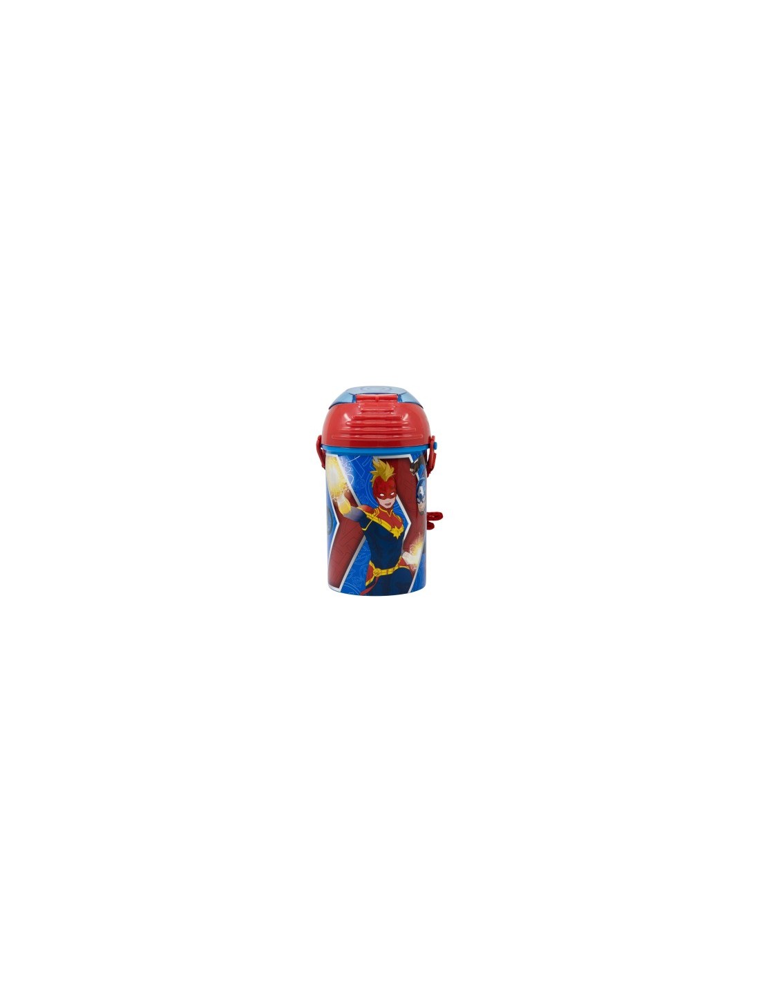 BORRACCIA POP-UP 450ML CON TRACOLLA, AVENGERS, PER BAMBINI