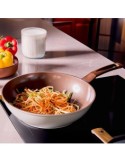Wok 28 cm Tognana Sintonia in Alluminio Riciclato – Antiaderente Ecologico PFAS Free, per Induzione