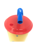 BICCHIERE IN PLASTICA 430ML CON CANNUCCIA BING