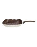 Grill Quadra 28x28 cm Tognana Sintonia in Alluminio Riciclato – Antiaderente PFAS Free, per Induzione
