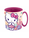 TAZZA MUG 350ML IN PLASTICA ROSA HELLO KITTY, PER BAMBINI