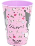 BICCHIERE 260ML IN PLASTICA ROSA RIUTILIZZABILE KUROMI