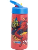 BORRACCIA 420ML SPIDERMAN CON CANNUCCIA E MANICO INTEGRATO, PER BAMBINI
