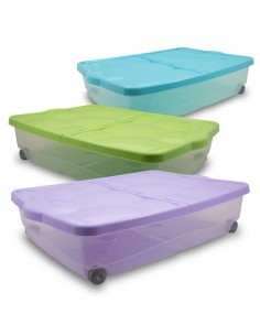 STORAGE BOX TARTARUGO 80X60X18 CM COLORI ASSORTITI su TreG Ingrosso