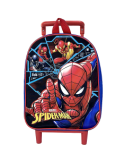 TROLLEY SPIDERMAN ASILO PREMIUM CON RUOTE E MANIGLIA REGOLABILE, PER BAMBINI