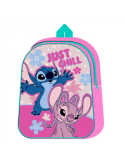 ZAINO STITCH GIRL ASILO PREMIUM CON CHIUSURA CON ZIP