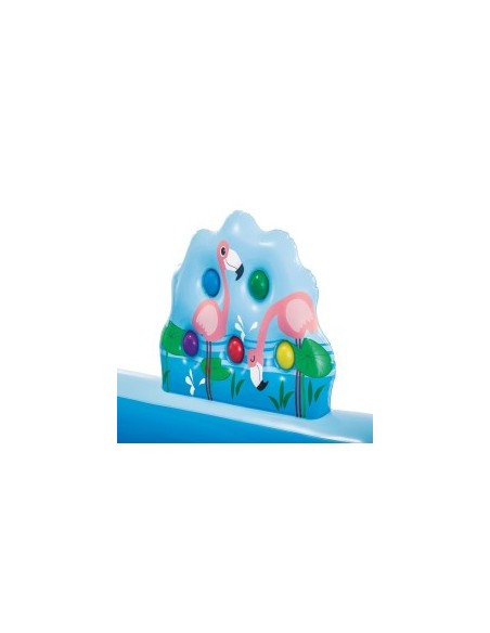 Playcenter Jungle Intex 244x198x71 cm  Piscina Gonfiabile con Scivolo e Giochi per Bambini