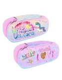 BAULETTO 1 ZIP PLAYTOY GLITTER ASSORTITO PER SCUOLA, COLORI BRILLANTI
