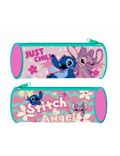 ASTUCCIO TOMBOLINO STITCH GIRL PREMIUM PER SCUOLA, BAMBINI