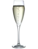 Set 6 Flute Champagne RCR Ego in Cristallo Luxion – 18 cl, Eleganza Made in Italy