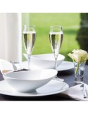 Set 6 Flute Champagne RCR Ego in Cristallo Luxion – 18 cl, Eleganza Made in Italy