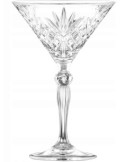 Set 6 Calici Martini RCR Melodia in Cristallo Luxion – 210 ml, Made in Italy