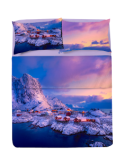 COMPLETO LETTO MATRIMONIALE NORDIC COTONE
