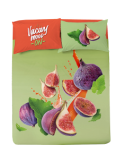 COMPLETO LETTO MATRIMONIALE FRUTTA COTONE