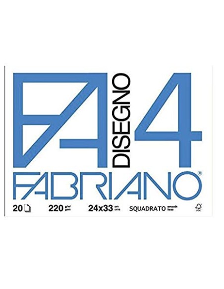 FABRIANO ALBUM DA DISEGNO F4 24x33cm SQUADRATO