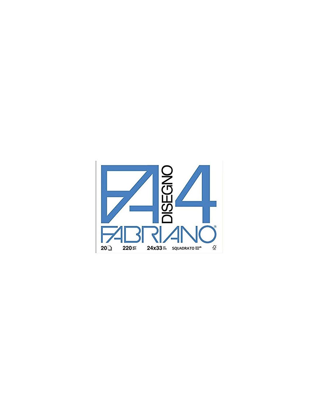 FABRIANO ALBUM DA DISEGNO F4 24x33cm SQUADRATO