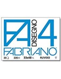 FABRIANO ALBUM DA DISEGNO F4 33x48cm RUVIDO