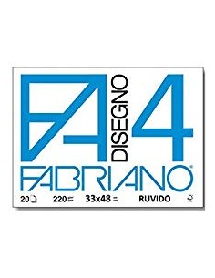 FABRIANO ALBUM DA DISEGNO F4 33x48cm RUVIDO