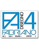 FABRIANO ALBUM DA DISEGNO F4 33x48cm LISCIO