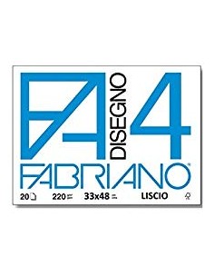 FABRIANO ALBUM DA DISEGNO F4 33x48cm LISCIO