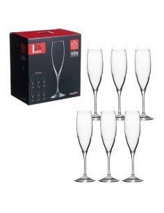 INVINO CONF 6 CALICI FLUTE 24CL su TreG Ingrosso