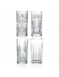 MIXOLOGY 26984 CONFEZIONE 4 BICCHIERI LONGDRINK RCR su TreG Ingrosso