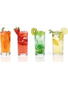 MIXOLOGY 26984 CONFEZIONE 4 BICCHIERI LONGDRINK RCR su TreG Ingrosso