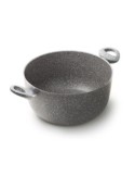 Casseruola Regina di Pietra 20 cm con Coperchio Vetro – Accademia Mugnano Induction