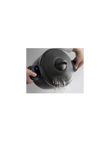 Pentola Scolapasta Scoli' 22 cm Accademia Mugnano Fuoco & Idee con Coperchio Forato