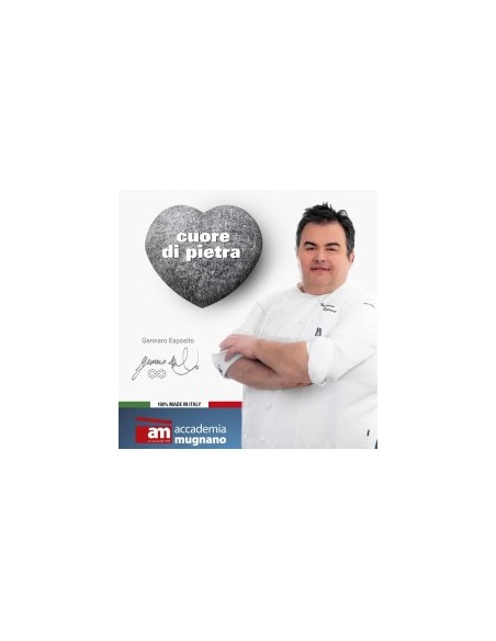 Padella Cuore di Pietra 16 cm Induzione – Accademia Mugnano, Alluminio Forgiato