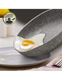 Padella Cuore di Pietra 16 cm Induzione – Accademia Mugnano, Alluminio Forgiato